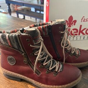 Rieker  booties sz 39 US 8